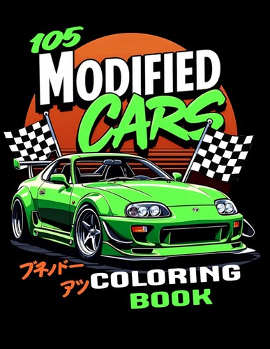 105 modified cars coloring - 105,