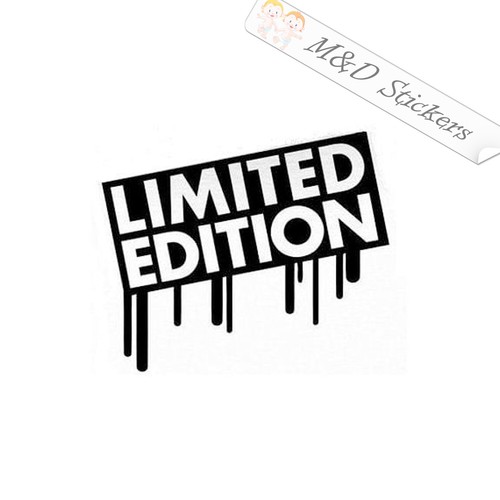 Limited edition vinyl decal - 2x,