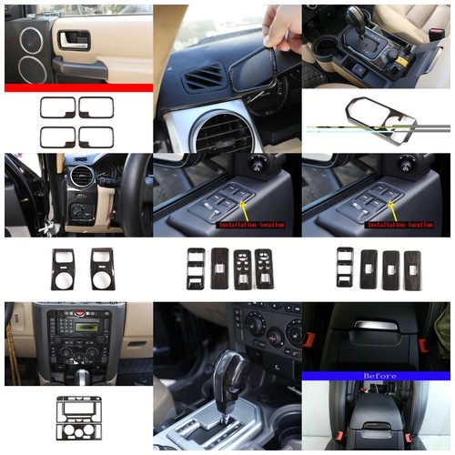 Abs black wood grain car - abs,
